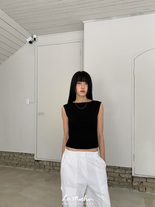 尼龍布姐姐直筒工作褲